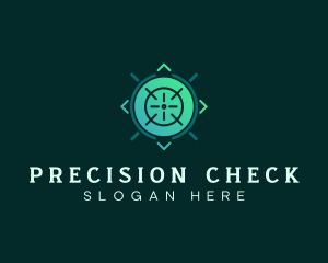 Crosshair Shooting Range logo design