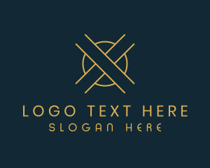 Cryptocurrency - Gold Cryptocurrency Tech logo design