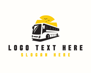 Logistics - Bus Transportation Vehicle logo design