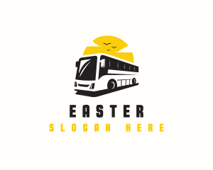 Bus Transportation Vehicle Logo