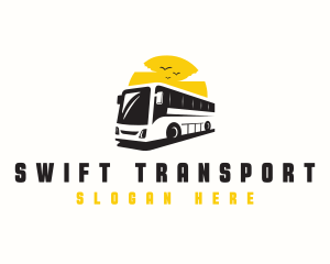 Bus Transportation Vehicle logo design