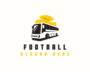 Vacation - Bus Transportation Vehicle logo design