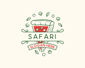 Pizza Food Restaurant  Logo