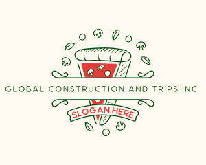 Pizzeria - Pizza Food Restaurant logo design