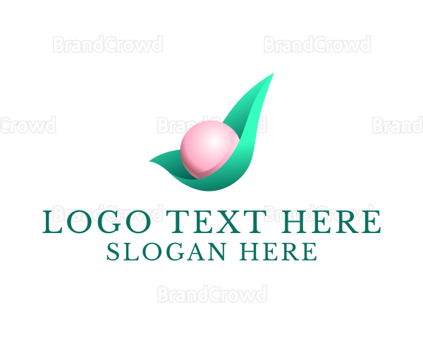 Elegant Pea Pearl Logo