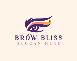 Beauty Eyeshadow Makeup logo design