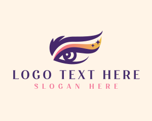 Microblading - Beauty Eyeshadow Makeup logo design