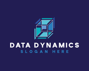 Digital Data Cube logo design