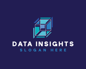 Digital Data Cube logo design