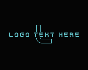 Futuristic Technology Game Logo