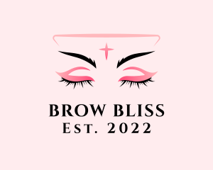 Beauty Model Eyelashes logo design