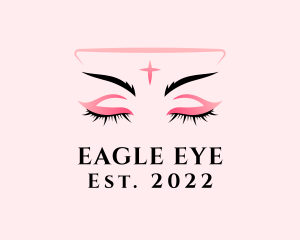 Beauty Model Eyelashes logo design