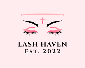 Beauty Model Eyelashes logo design