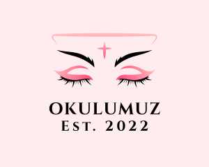 Glam - Beauty Model Eyelashes logo design