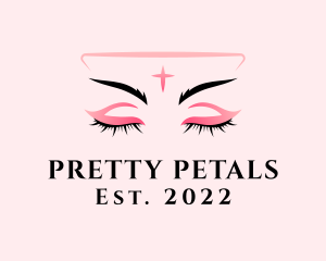 Beauty Model Eyelashes logo design