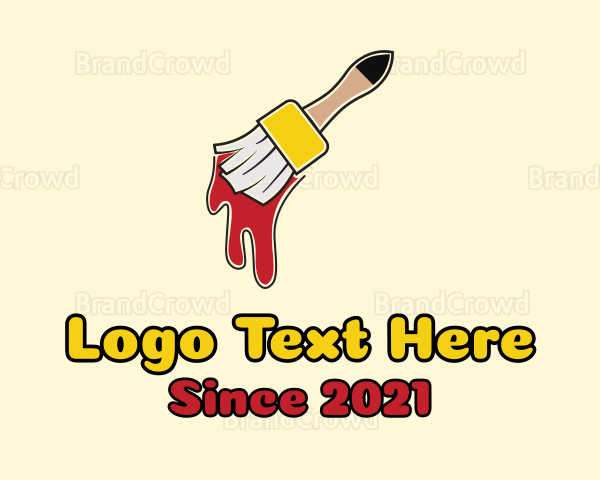 Art Paint Brush Logo