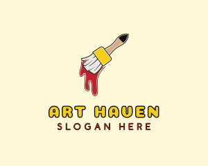 Art Paint Brush logo design