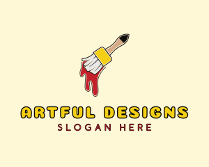 Art Paint Brush logo design