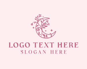 Floral - Floral Moon Garden logo design