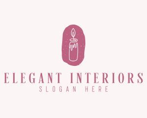 Candle Interior Designer Decor logo design