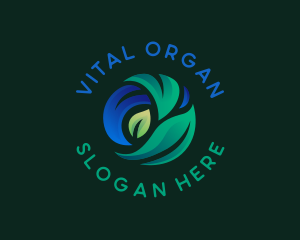 Organic Nature Leaves logo design