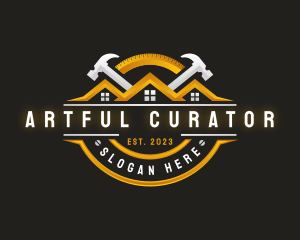 Hammer Contractor Carpentry logo design