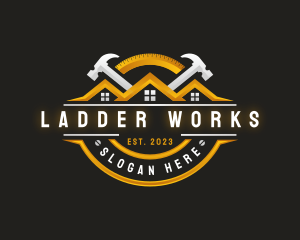 Hammer Contractor Carpentry logo design