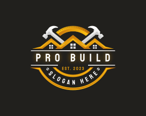 Contractor - Hammer Contractor Carpentry logo design