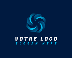 Air - Air Ventilation Fan logo design