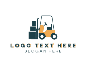 Parcel - Logistics Transport Cart logo design