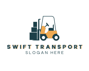 Logistics Transport Cart logo design