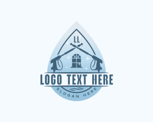 Pressure Washer - Clean Sanitation Pressure Washing logo design