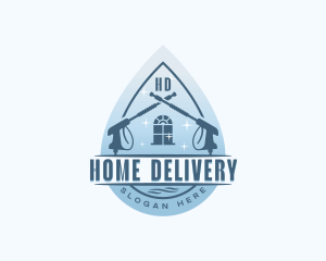 Clean Sanitation Pressure Washing	 logo design