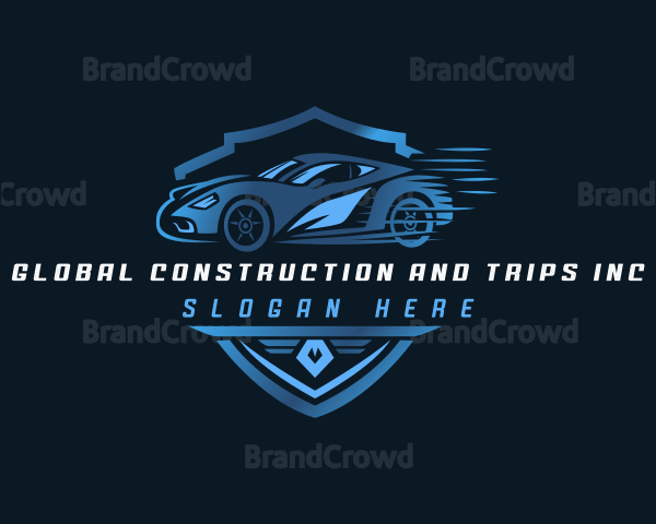 Race Car Speed Logo