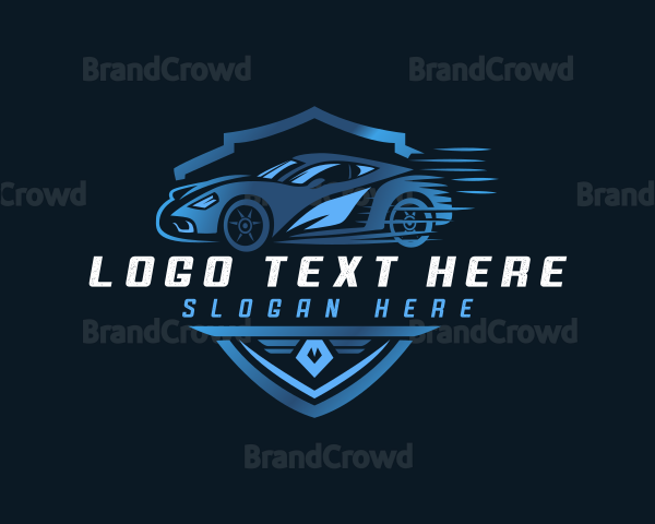 Race Car Speed Logo