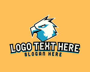 Geometric Eagle Head Logo