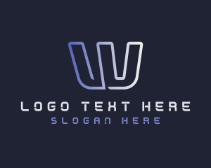 Futuristic - Web Developer Tech Software logo design