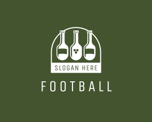 Bar Wine Bottles Logo