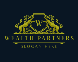 Luxury Lion Royal Ornament logo design