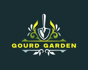 Shovel Lawn Planting logo design