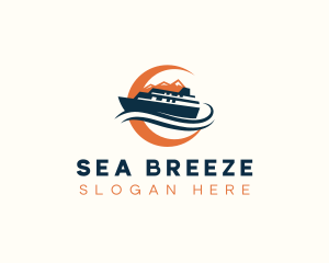 Marine Boat Cruise logo design