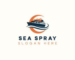 Marine Boat Cruise logo design