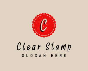 Handwritten Stamp Brand logo design