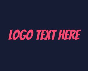 Font - Fun Party Text logo design