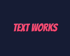 Text - Fun Party Text logo design