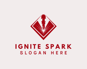 Spark - Metalwork Laser Spark logo design