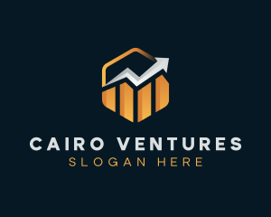 Graph Growth Investor logo design