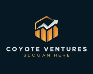 Graph Growth Investor logo design