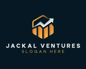 Graph Growth Investor logo design