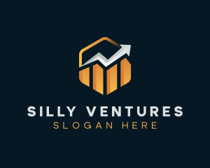 Graph Growth Investor logo design